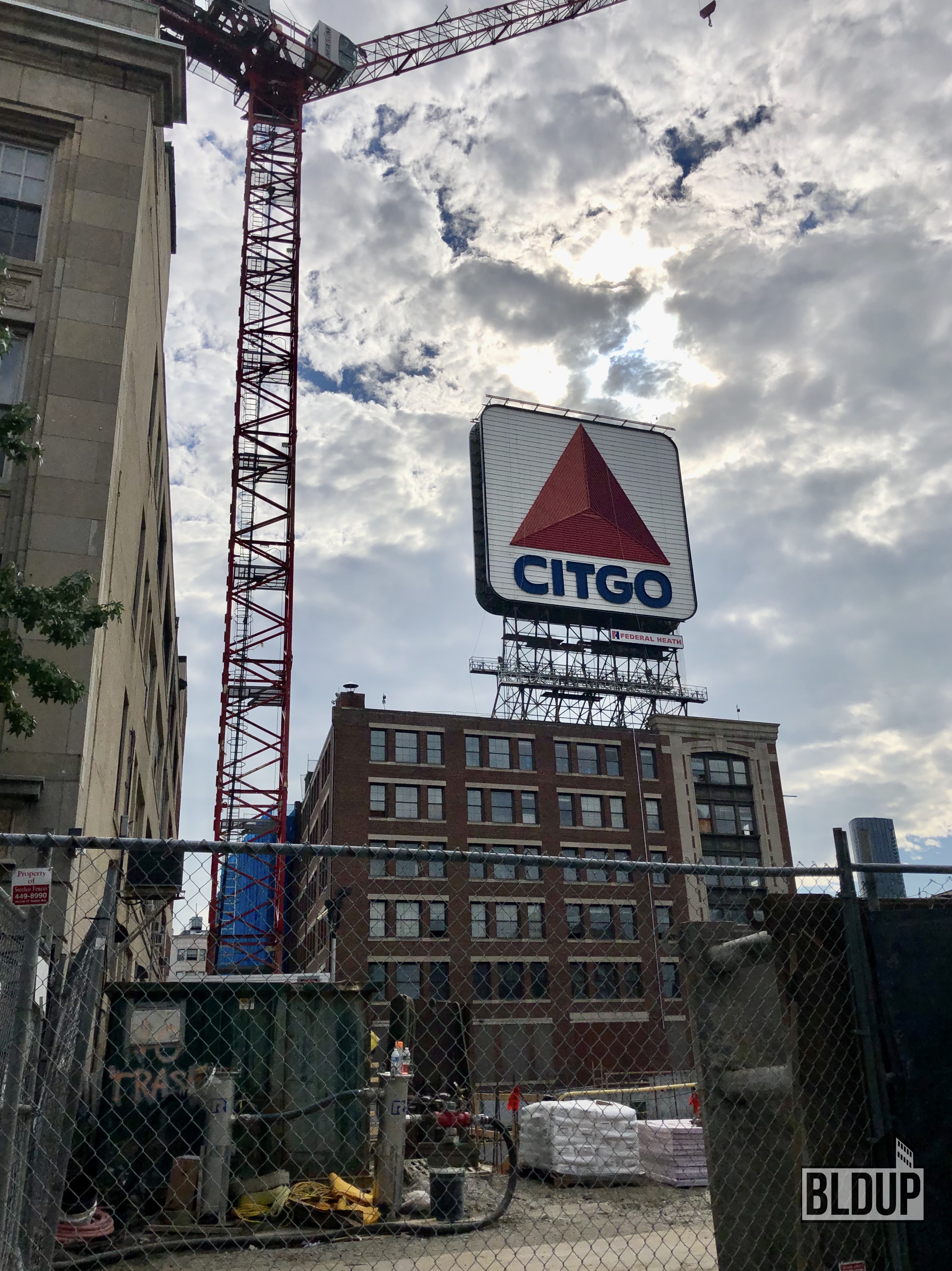Tower Crane in Place for Kenmore Square North BLDUP