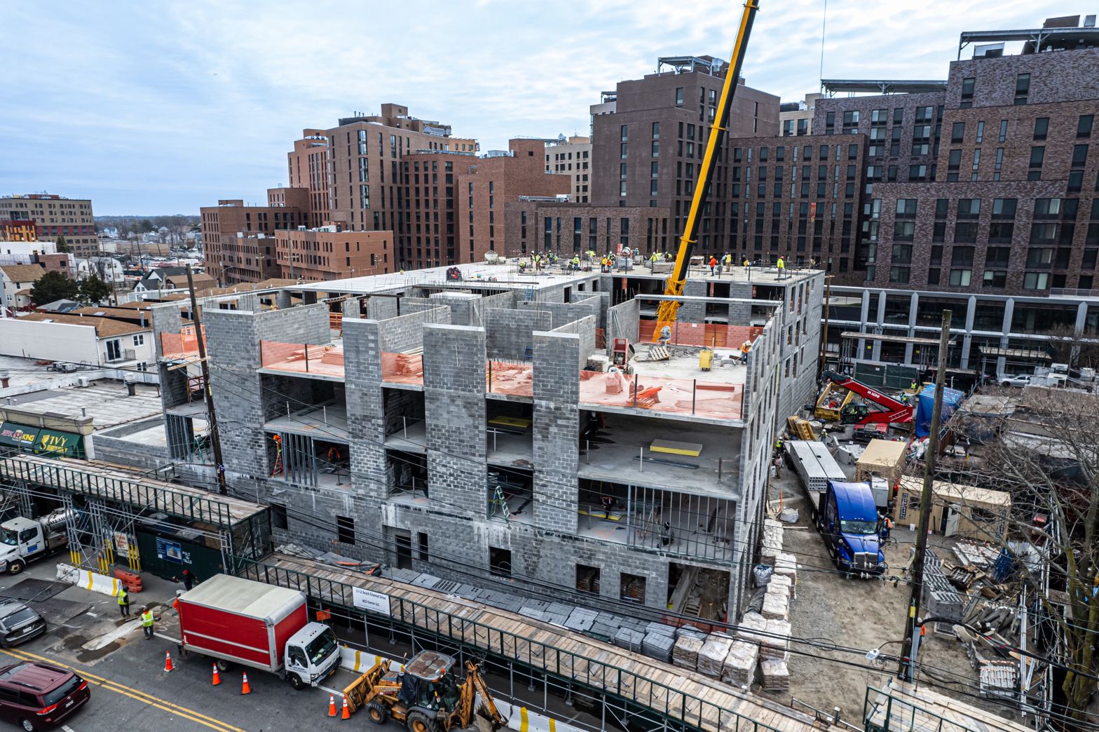 8Story Affordable Housing Project Rises in Far Rockaway BLDUP