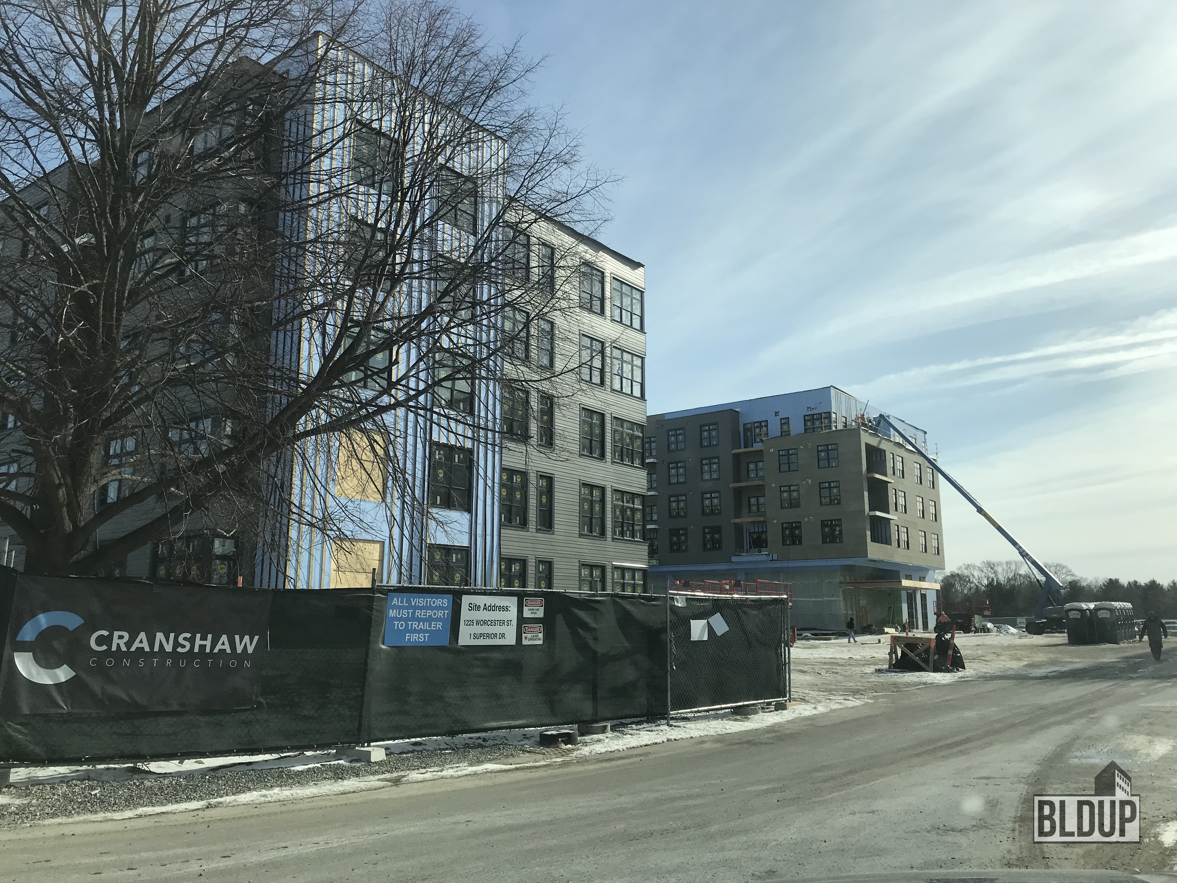 Construction Ongoing for Avenu at Natick BLDUP