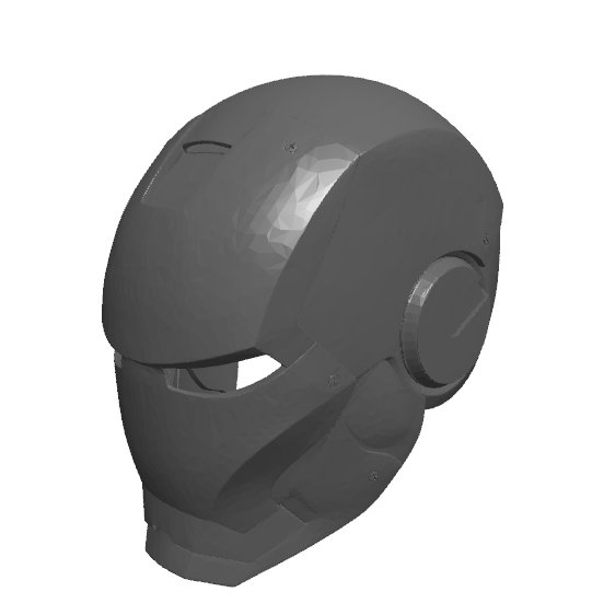 Iron Man Mll Helmet | BlocksCAD Iron Man Mll Helmet | BlocksCAD