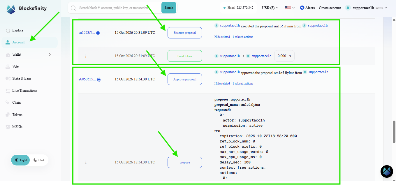 Blocksfinity-5-MSIG-5-transaction-history.png