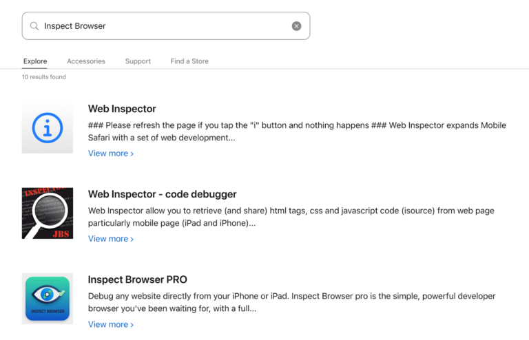How to Inspect Element on iPhone
