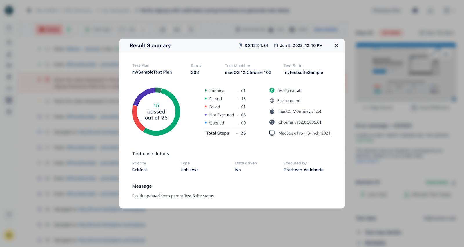 Salesforce Testing- Analyze Test Reports