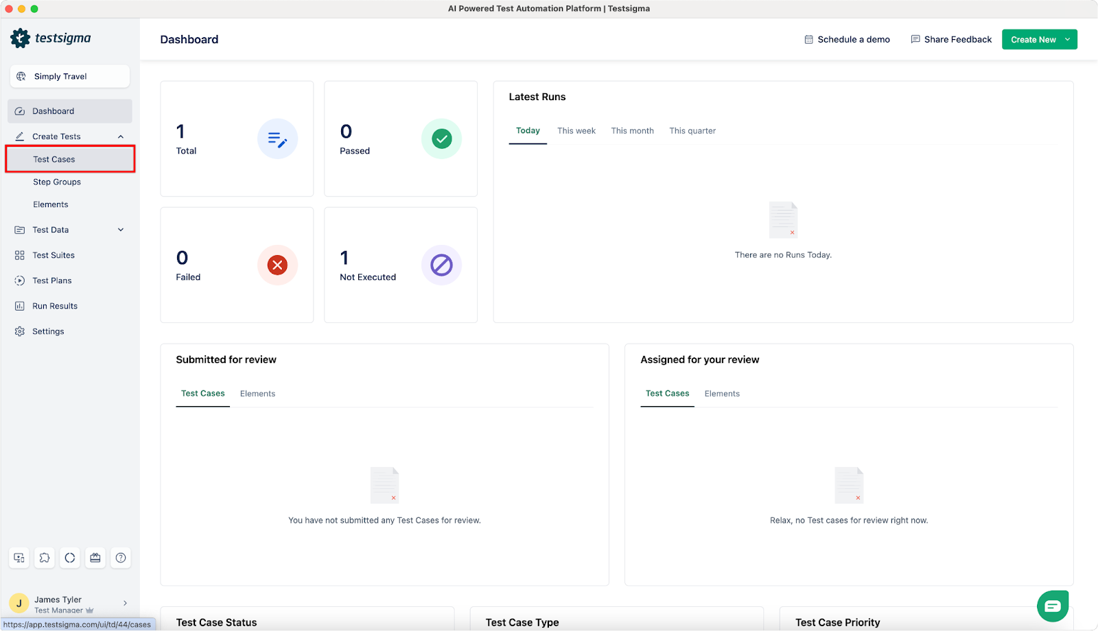 Testsigma Acceptance testing