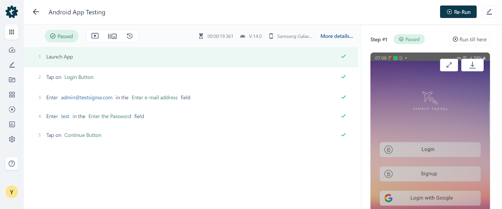 android app testing