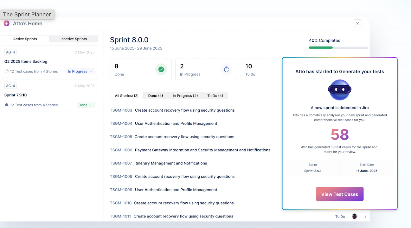 sprint planner
