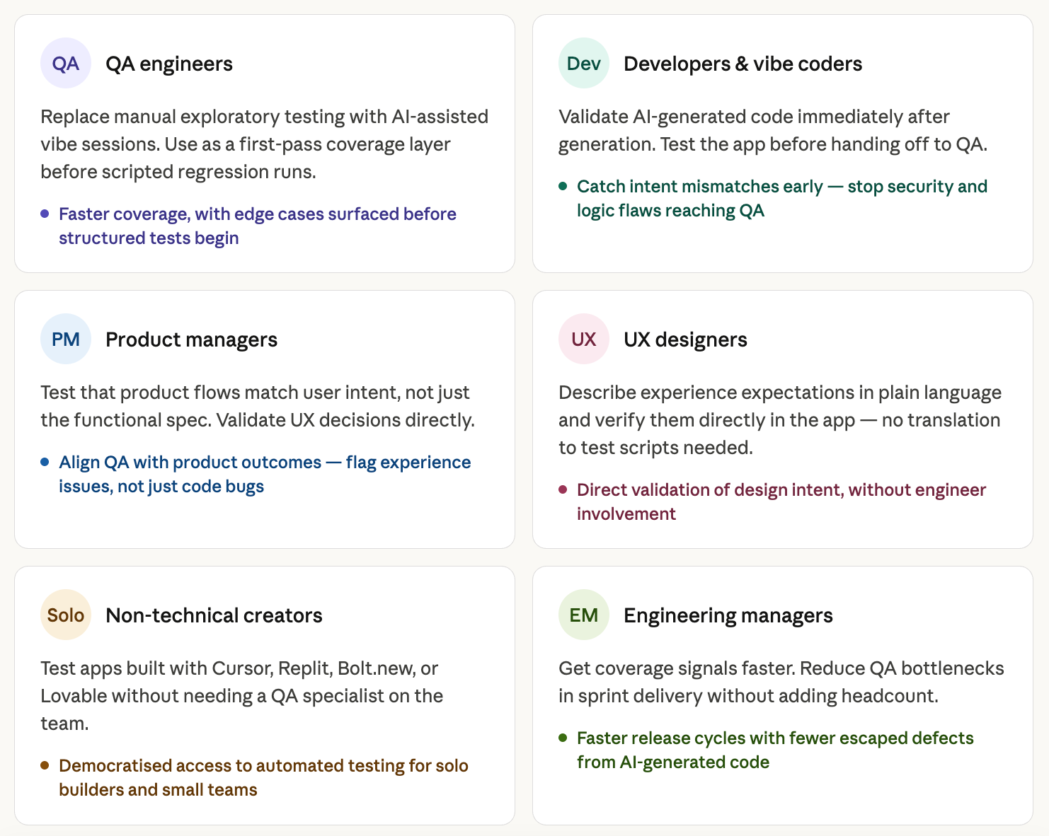 how to use vibe testing