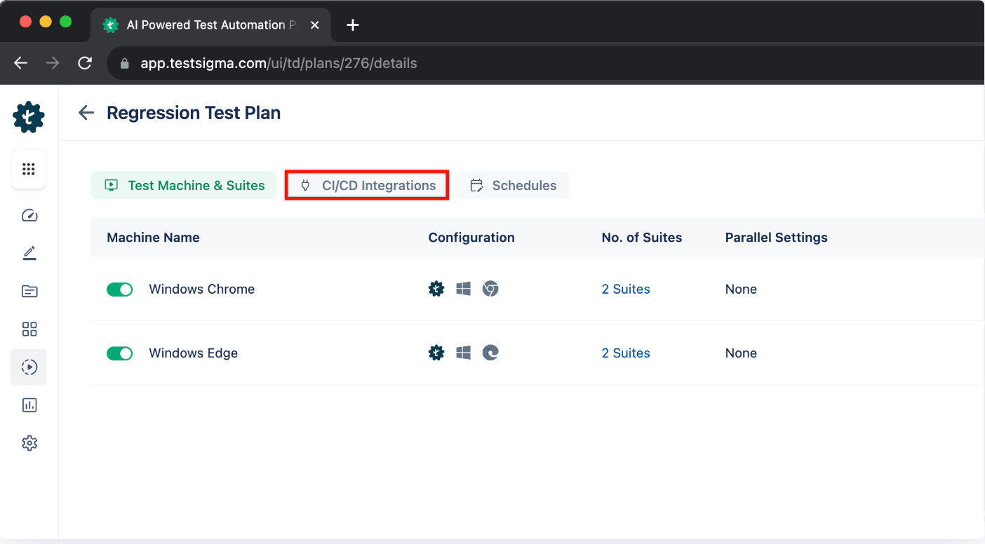 CI/CD integration