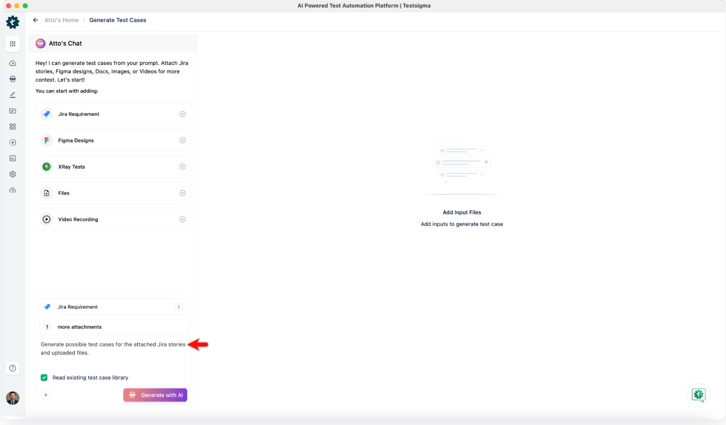 generate test cases
