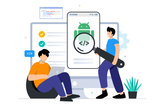 how to inspect element on android