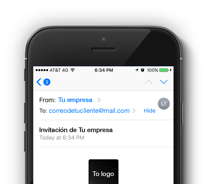 Invitaciones en mi app