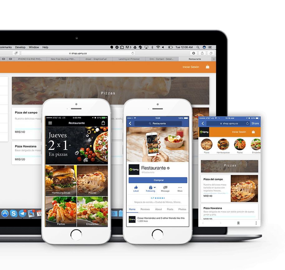 app para restaurantes y pedido online