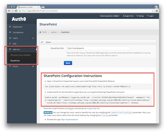 SharePoint SAML Federation