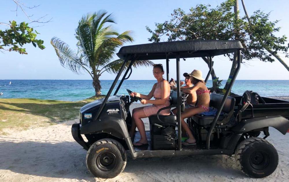 Una de las mejores opciones para moverse en la Isla de San Andrés es alquilar una mula