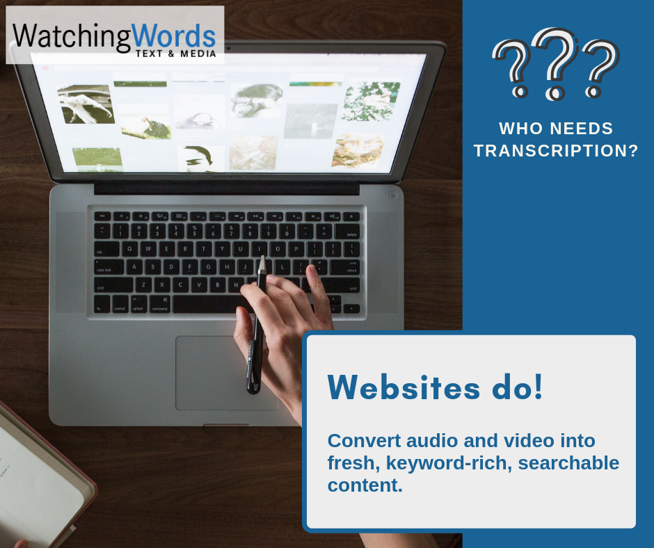 Your Website Needs Transcription Services