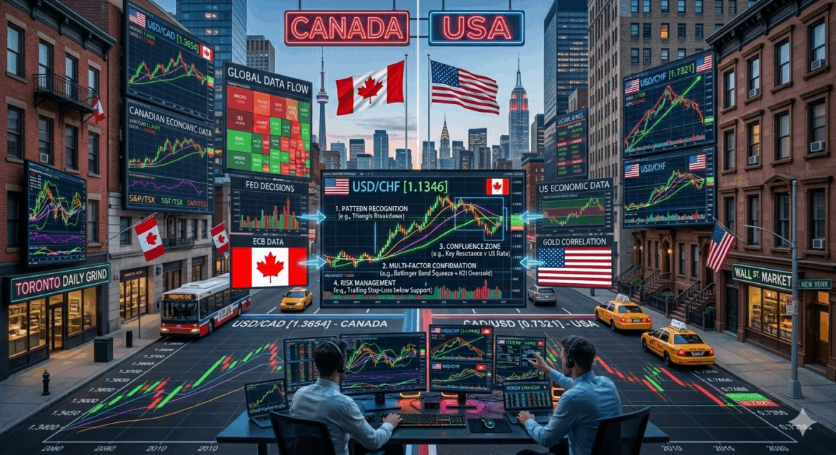 الدولار الأمريكي مقابل الدولار الكندي