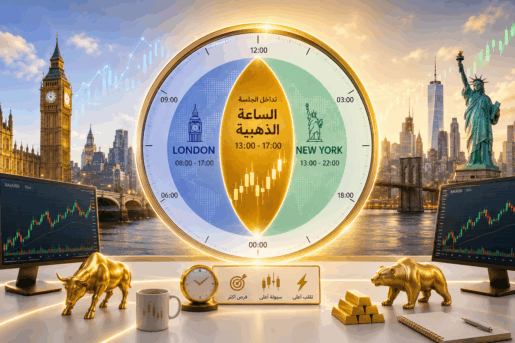 أفضل وقت لتداول الذهب (XAUUSD)