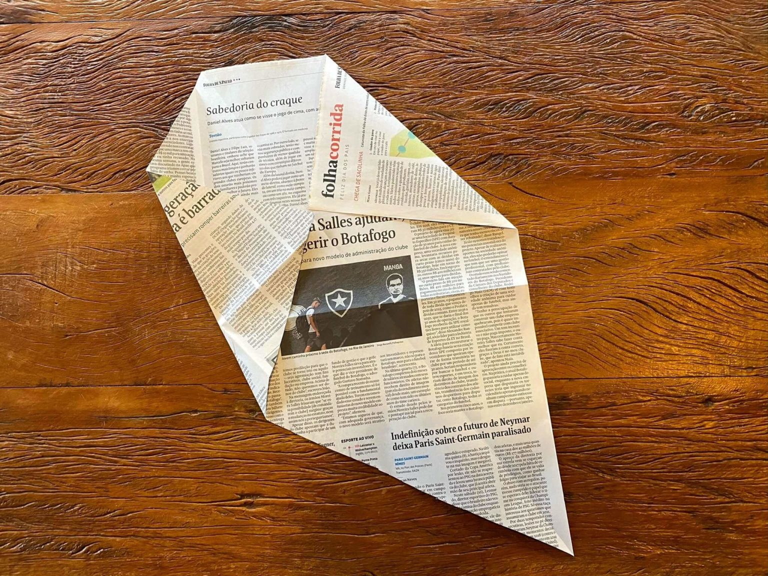 Como Fazer Pipa De Papel Folha De Caderno