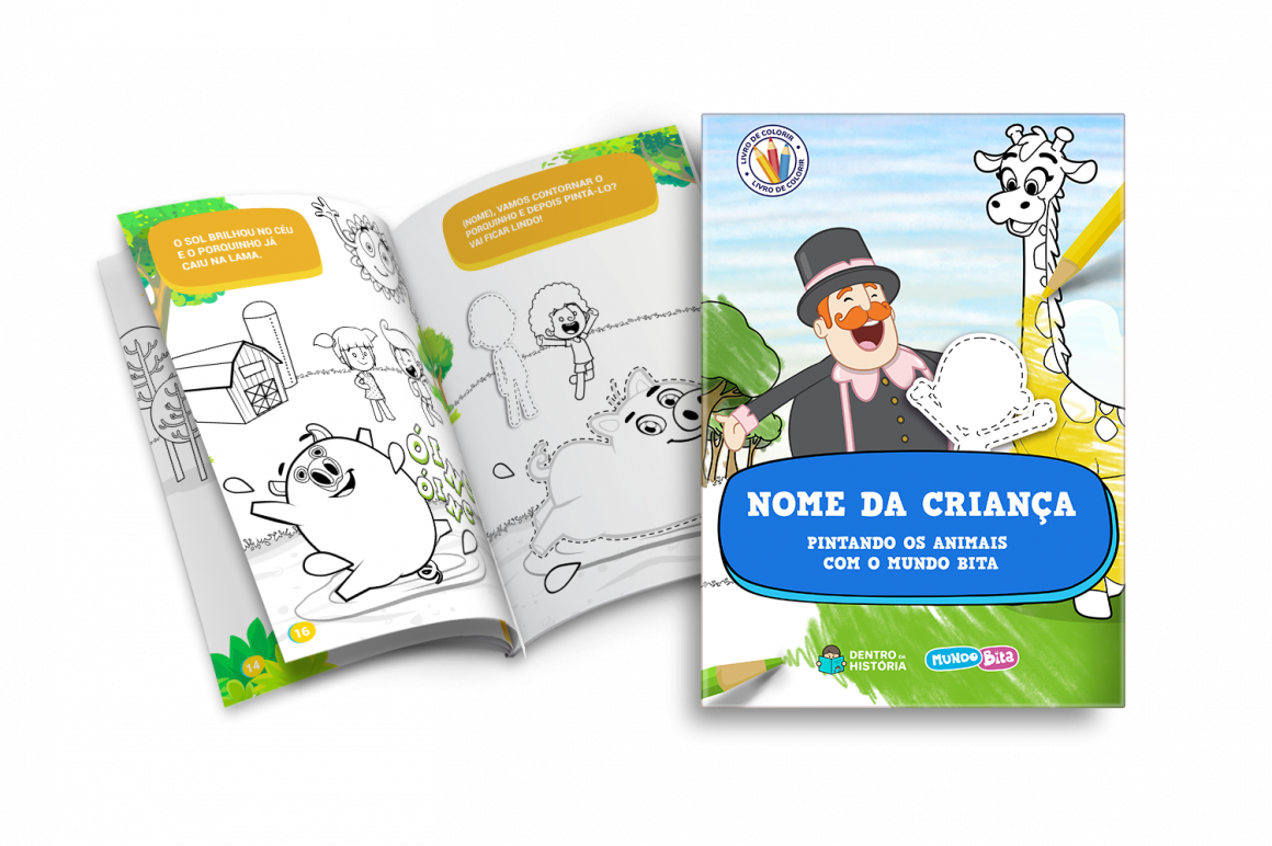 Livros de Colorir Personalizados: crie online e baixe grátis!