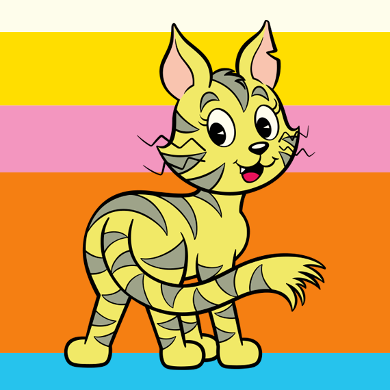 gata mostarda milena personagem turma da mônica