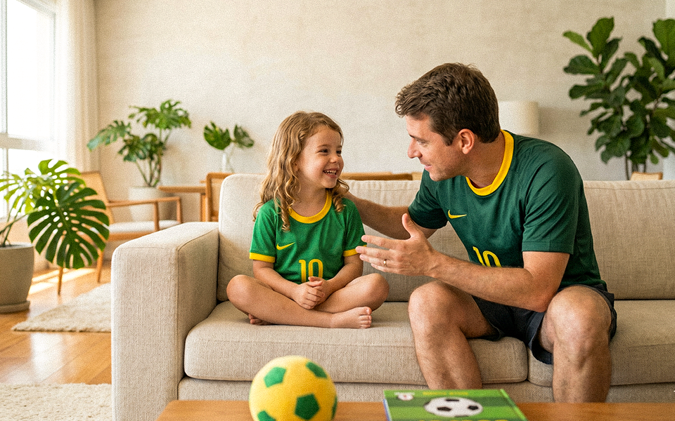 Como explicar para uma criança a copa do mundo
