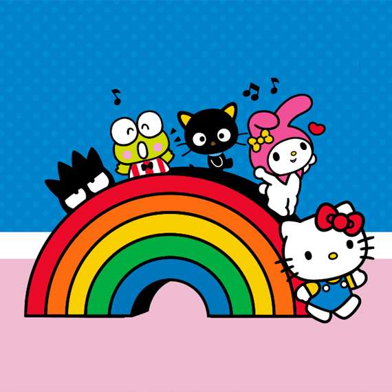 My Melody, Kuromi e Cinnamoroll, amigos da Hello Kitty no universo Sanrio