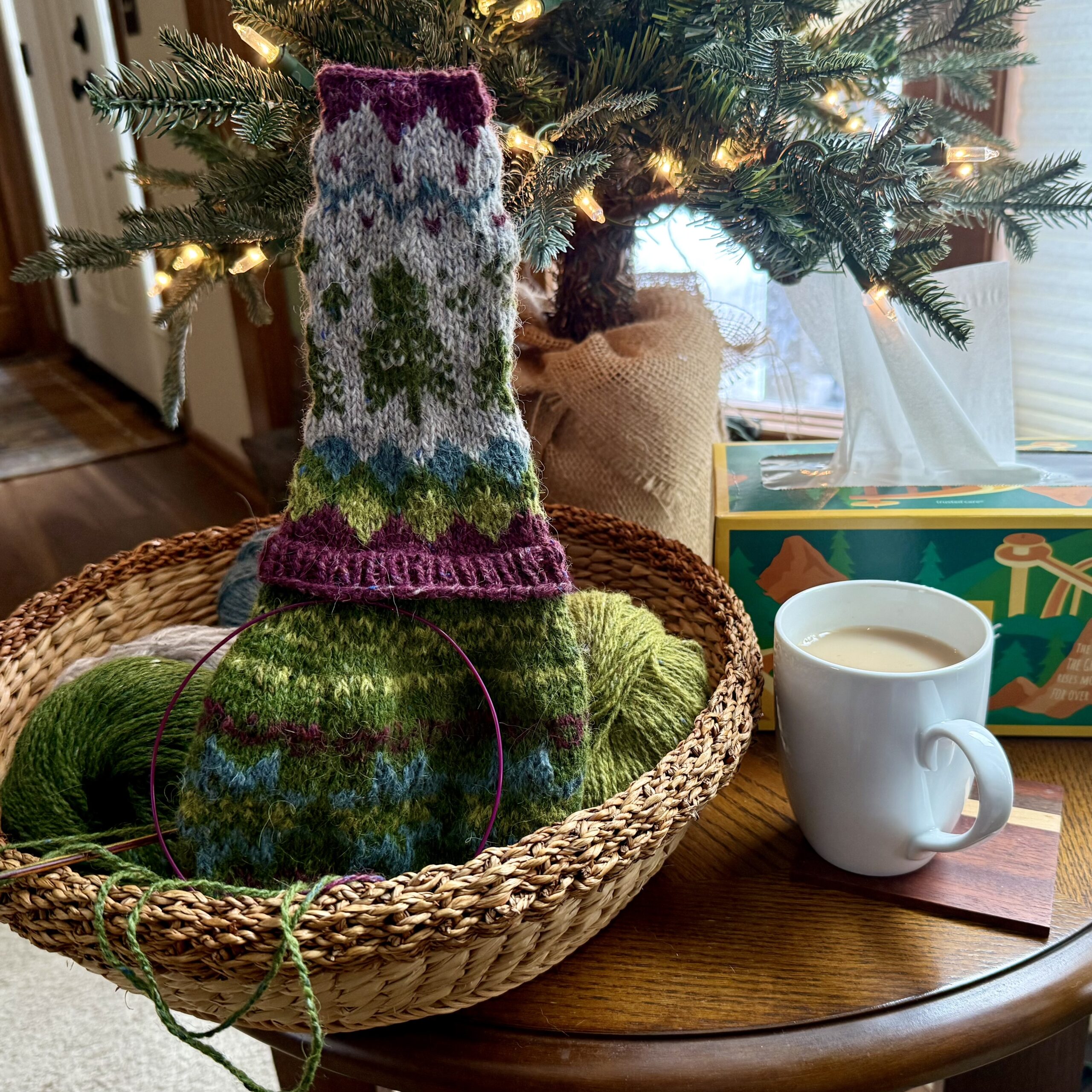 Knitting My Way Into the Holiday Spirit