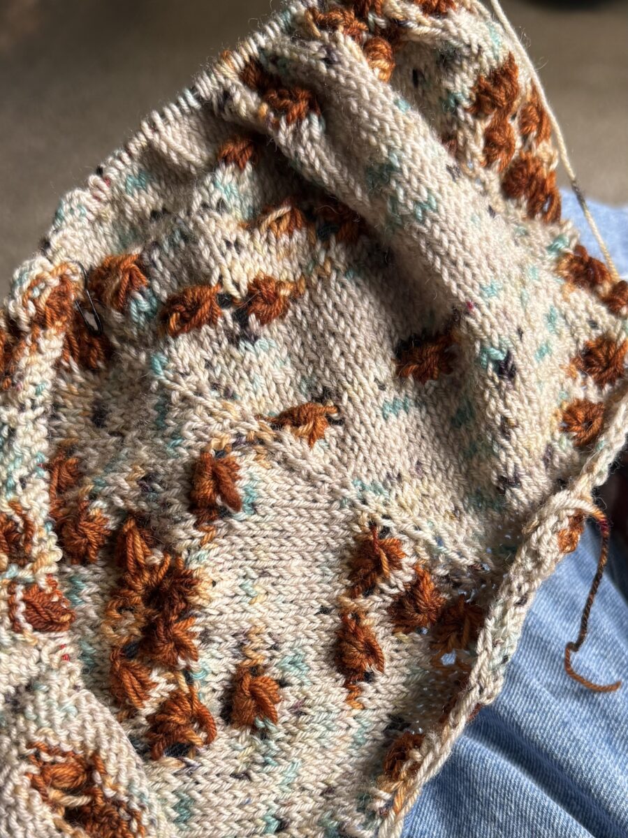 Random Thoughts While Knitting a Random Thing – Dancing at the Edge