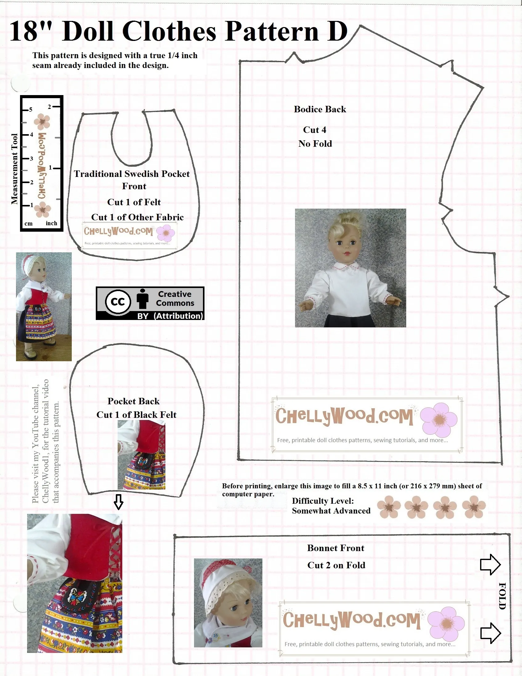 18 inch clothes pattern sewing steps for dolls