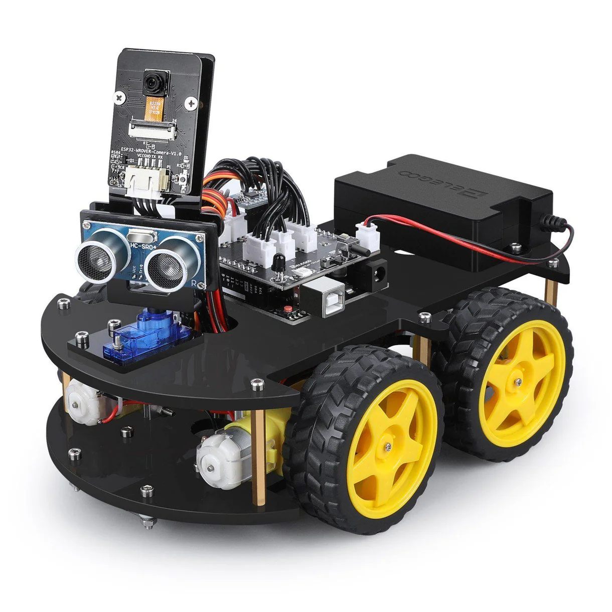 An intelligent remote-controlled robotic toy car.