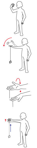 One of basic yoyo tricks for beginners: The Sleeper way to play Yo-yo