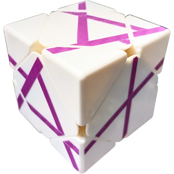 Pyraminx Rubik's Cube type concept diagram