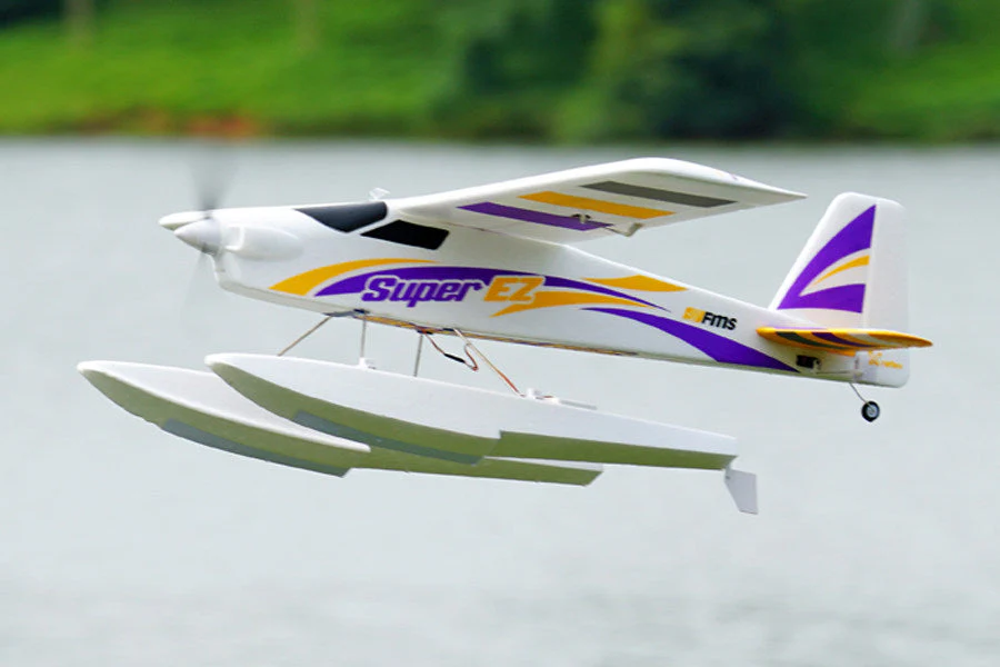1220mm Super EZ V4 RTF w/Floats Airplane Building Kits For Adults | Reflex V2 Tech
