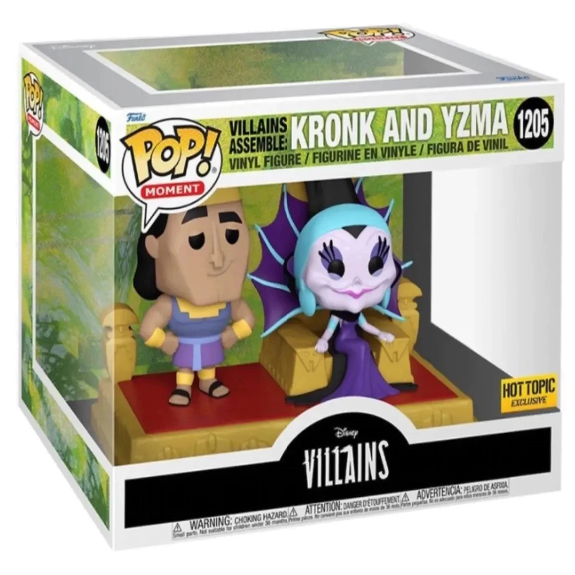 Disney Villain Funko Pop - Kronk and Yzma Disney Villains Funko Pop #1205 BG Autographs