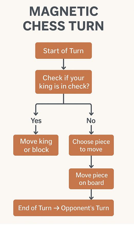 See Our Flowchart For A Magnetic Chess Turn Below
