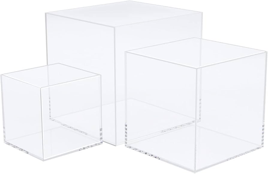 Small Cube Display Box For Displaying Personal Collections