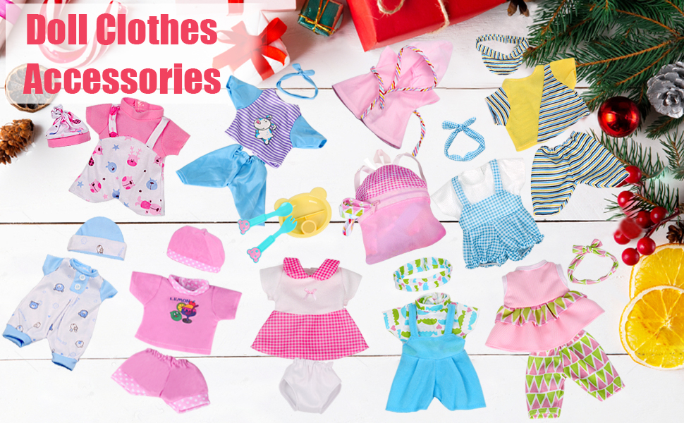 10 Sets of Newborn Baby Doll Clothes with Kenya | Ubuy Doll Making Supplies