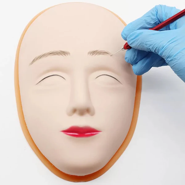 BeautyNomix 3D Silicone Face - Doll Making Supplies Skin Practice