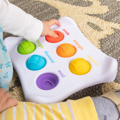 Fat Brain Toys Dimpl Duo - Best Baby Toys & Gifts for Babies, Best Toys for Sensory Development