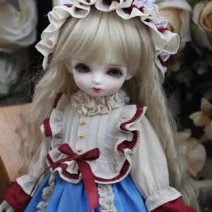 Knewland's BJD Wigs and BJD gradient mesh wedding dresses are perfect for weddings and special occasions.