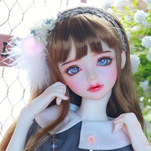 LUTS DOLL BJD Wigs(Assembled), Eyes 14mm, Default Box, Elastic String, Certificate