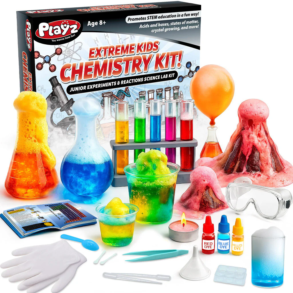 Science Junior Toy Scientist Kit Subscription is packed with STEM-based games and activities to inspire natural curiosity