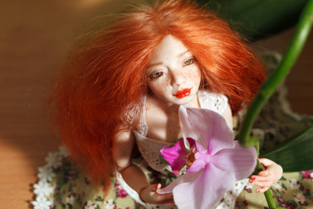 Beautiful Red-Haired Dolls and BJD Wigs