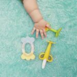 Silicone Baby Toys: Close-up of the Soft Sensory Ball Set Toy