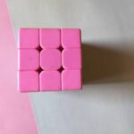 Top-down view of Pink 3D Cube Games Online