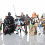 The most expensive Star Wars collectible are characters from the Star Wars film series created by George Lucas.