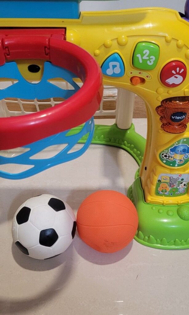 Toy Vtech Replacement Basketball And Soccer Ball Soccer Gear Replacement  Soccer Balls (2-Pack) For VTech Soccer Basketball Toy