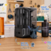 ELEGOO brand banner showcasing an organized maker studio setup with Saturn 4 Ultra 3D printer, wash and cure station, 8K resin bottle, detailed printed figure, and UNO circuit components.