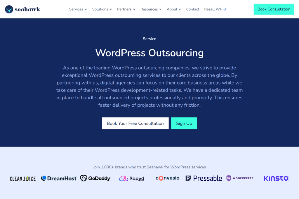 Sea Hawk Media - WordPress web development agency