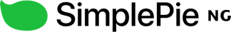 The SimplePie wordmark (2017–)